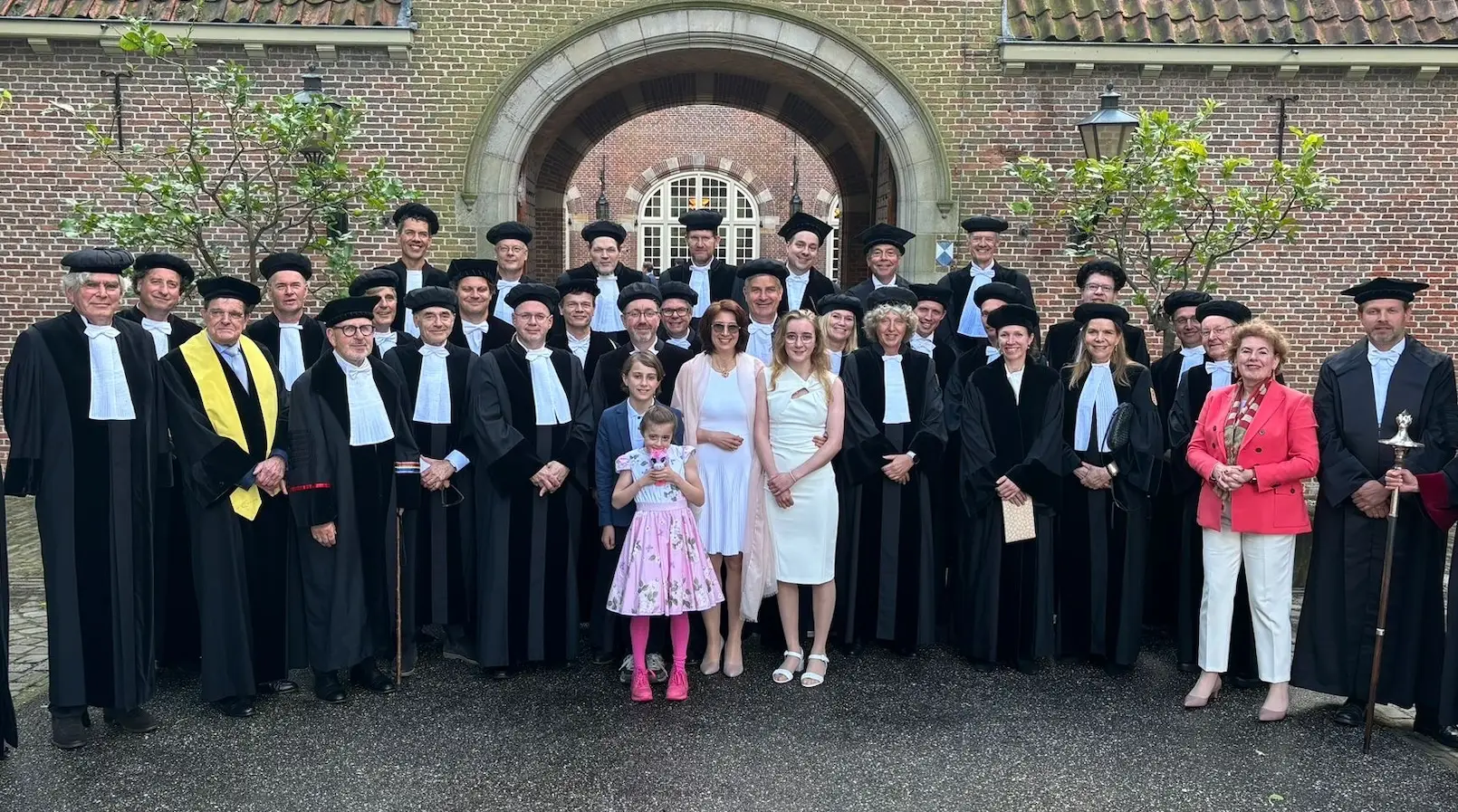 Oratie Jeroen Veldman groepsfoto