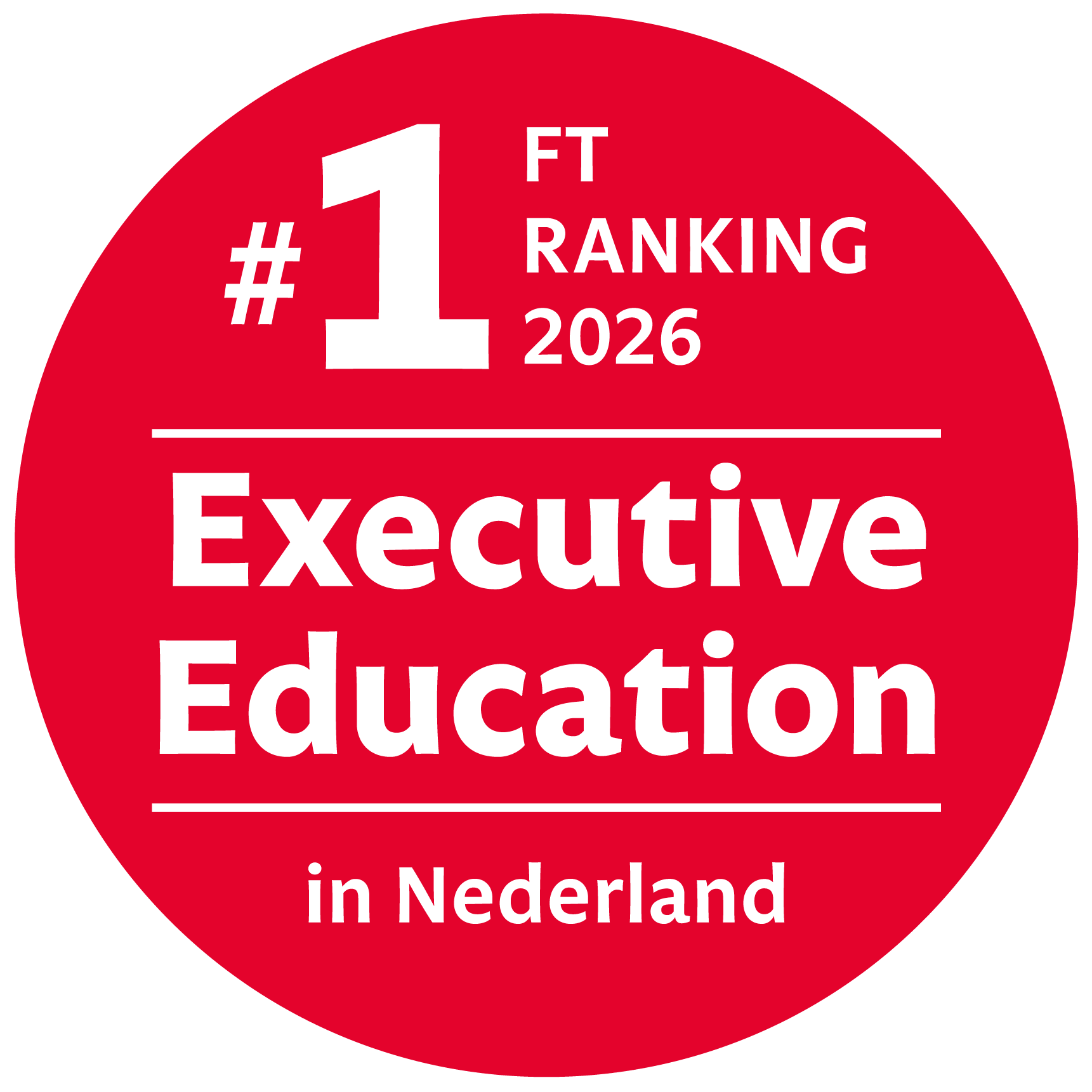 Button #1 Executive Education van Nederland 2011-2026