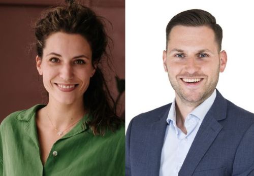 Eva van der Voet en Erik Lont