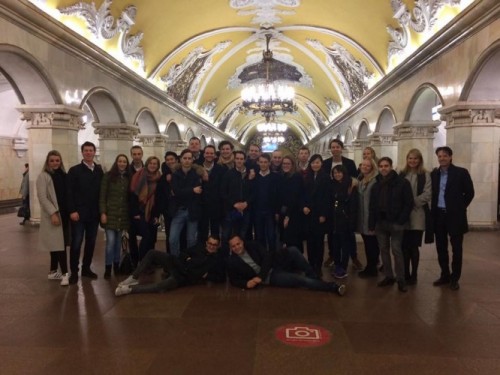 Photo in Russian trainstation