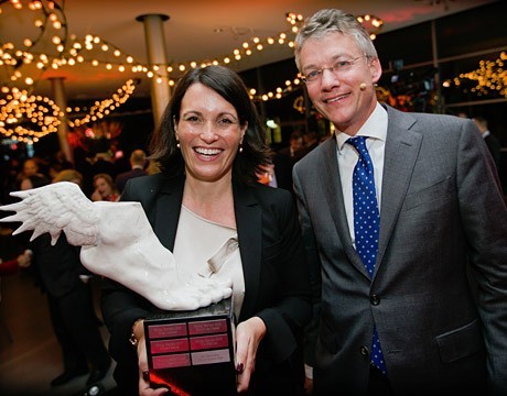 Young captain award 2015 winnaar Aukje Doornbos