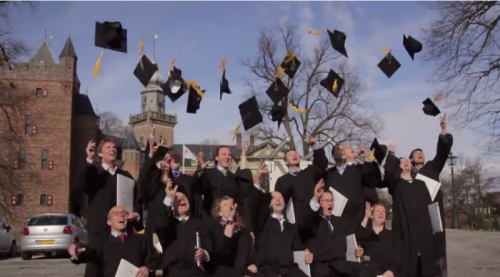 Afgestudeerde studenten