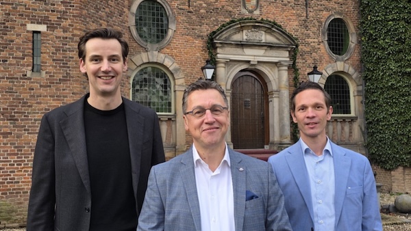 Groepsfoto Niels, Michael en Ewout