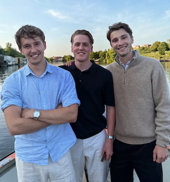 Victor, Fabian en Thijs van Wellcom Health
