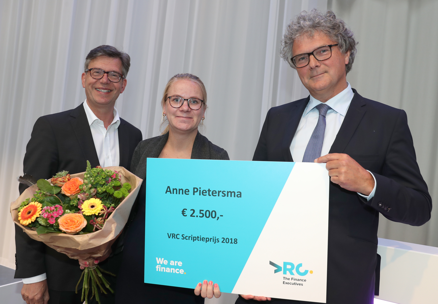 VRC Scriptieprijs 2018 winnaar Anne Pietersma - foto Paul Ridderhof 