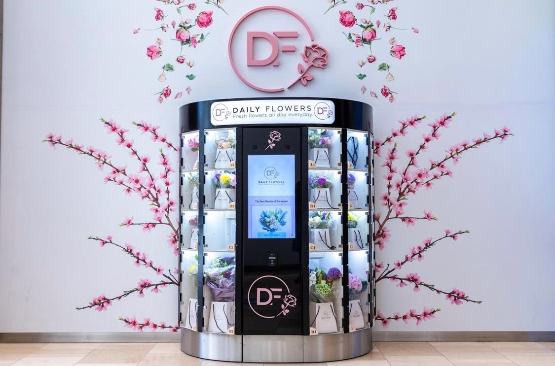 Daily Flowers - Flower vending machine Nyenrode Incubator - Daily Flowers